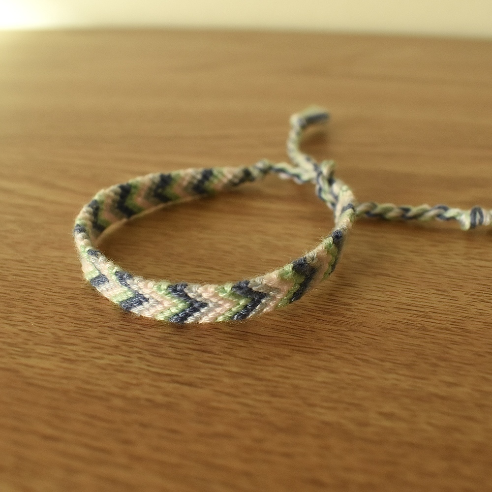 Lemon Olive Woven Bracelet
